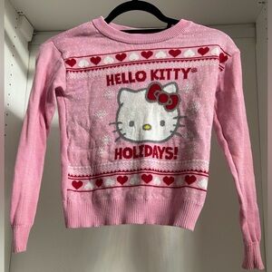 Hello Kitty Holidays! Sweater for girls size 6X. Excellent condition.